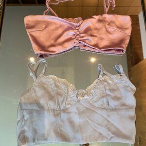 Set of 2 Pre-Loved Cropped Camis - Women's XS/S